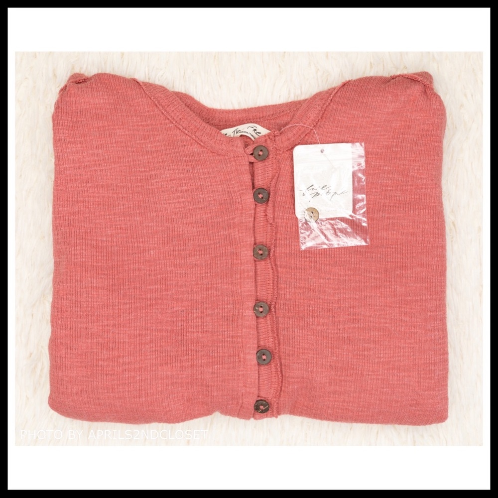 FREE PEOPLE BOHO FLOWY TOP BUTTON DOWN TANK SLEEVELESS BOHEMIAN KNIT TOP A3C - Picture 7 of 16